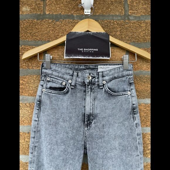 RAG & BONE Nina cropped faded high-rise cigarette 23 - Picture 3 of 16